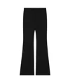 Givenchy Flare Tailored Pants In Wool In Black
