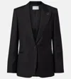 Givenchy Wool Blazer In Black