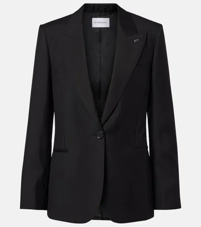 Givenchy Wool Blazer In Black