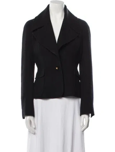Pre-owned Givenchy Wool Blazer In Black