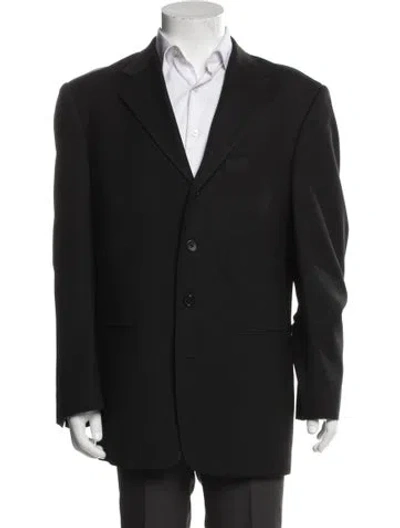 Pre-owned Givenchy Wool Blazer In Black