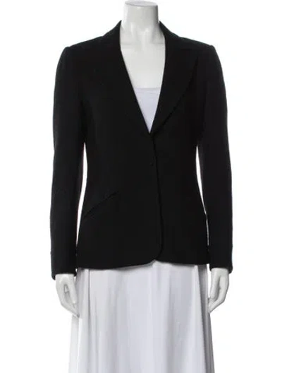 Pre-owned Givenchy Wool Blazer In Black