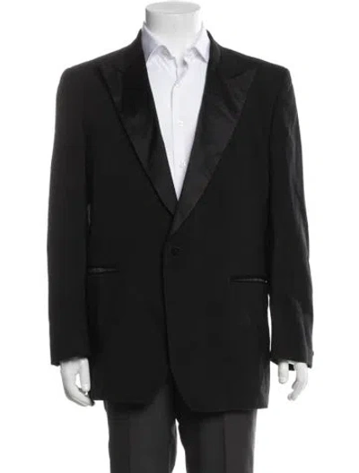 Pre-owned Givenchy Wool Blazer In Black