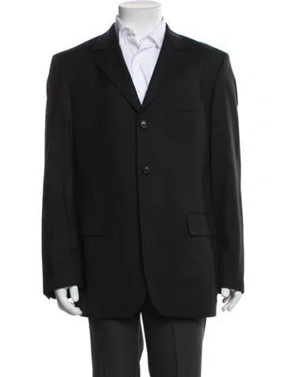Pre-owned Givenchy Wool Blazer In Black