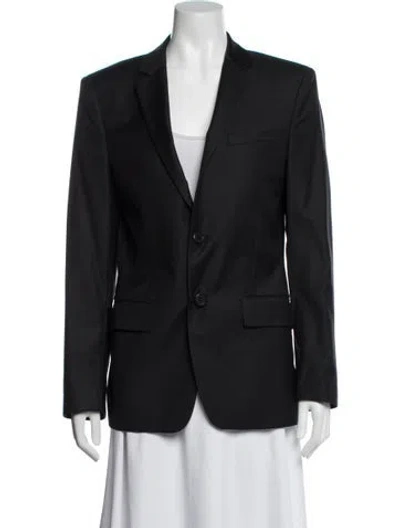 Pre-owned Givenchy Wool Blazer In Black
