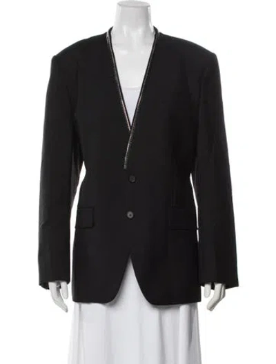 Pre-owned Givenchy Wool Blazer In Black