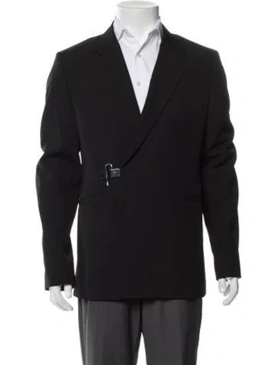 Pre-owned Givenchy Wool Blazer In Black