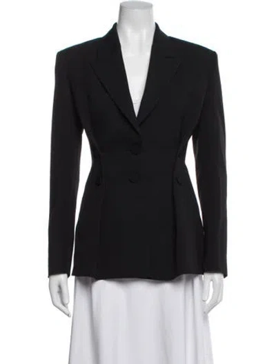 Pre-owned Givenchy Wool Blazer In Black