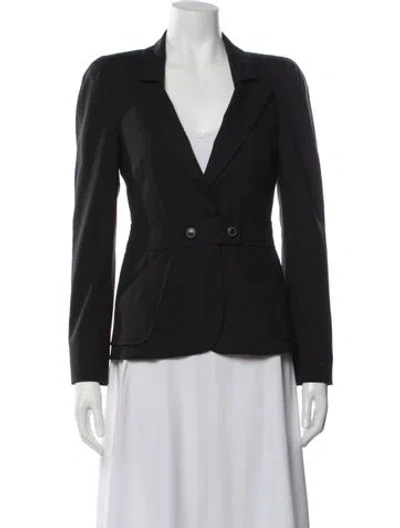 Pre-owned Givenchy Wool Blazer In Black