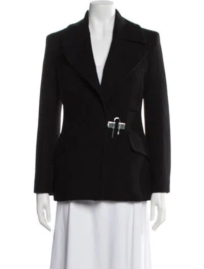 Pre-owned Givenchy Wool Blazer In Black