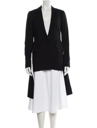 Pre-owned Givenchy Wool Blazer In Blue