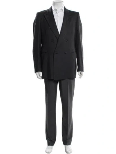 Pre-owned Givenchy Wool Blazer In Blue