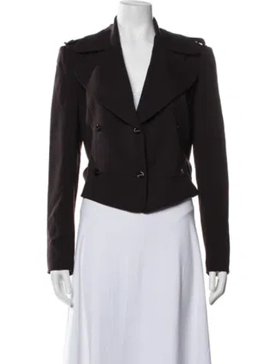 Pre-owned Givenchy Wool Blazer In Brown
