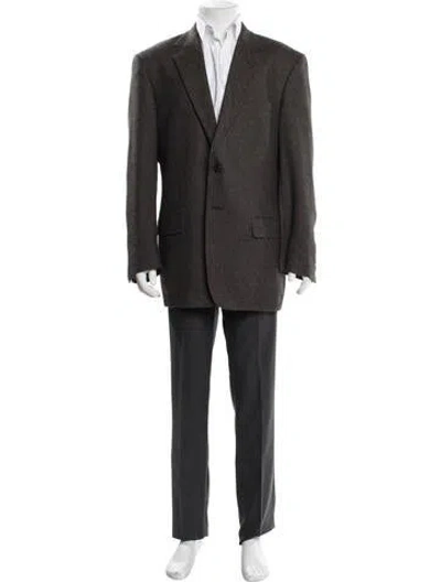 Pre-owned Givenchy Wool Blazer In Brown