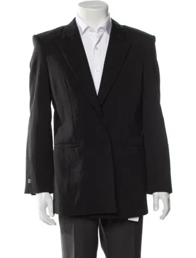 Pre-owned Givenchy Wool Blazer In Gray