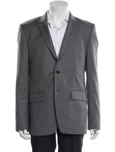 Pre-owned Givenchy Wool Blazer In Gray