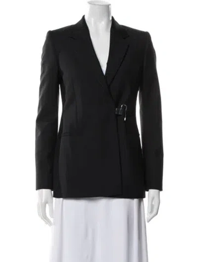 Pre-owned Givenchy Wool Blazer In Gray