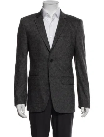 Pre-owned Givenchy Wool Blazer In Gray