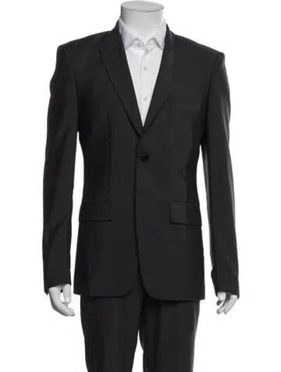 Pre-owned Givenchy Wool Blazer In Gray