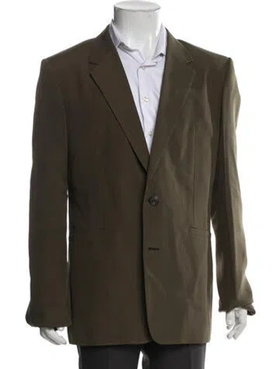 Pre-owned Givenchy Wool Blazer In Green