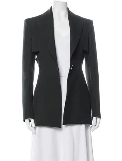 Pre-owned Givenchy Wool Blazer In Green