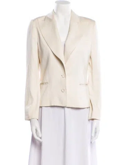 Pre-owned Givenchy Wool Blazer In Neutral