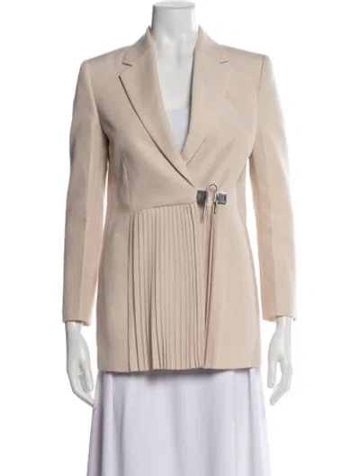 Pre-owned Givenchy Wool Blazer In Neutral