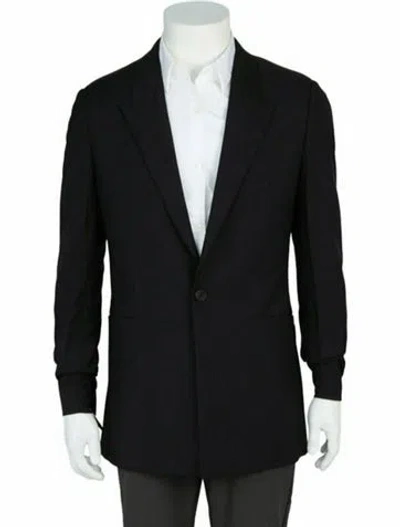 Pre-owned Givenchy Wool Blazer W/ Tags In Blue