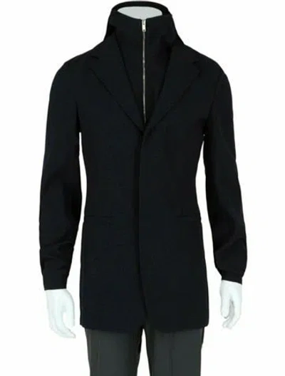 Pre-owned Givenchy Wool Blazer W/ Tags In Blue
