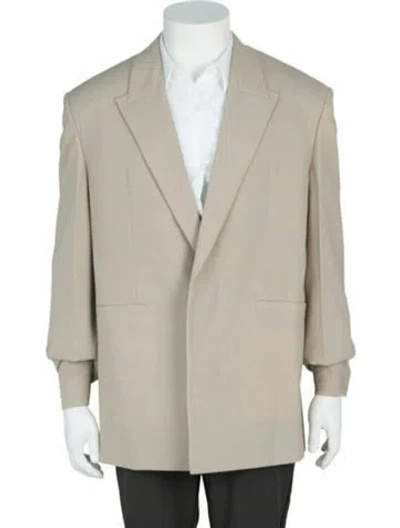 Pre-owned Givenchy Wool Blazer W/ Tags In Brown