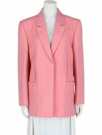 Pre-owned Givenchy Wool Blazer W/ Tags In Pink