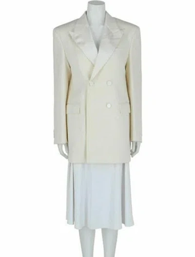 Pre-owned Givenchy Wool Blazer W/ Tags In White