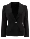 Givenchy Elegant Wool Blazer With Signature 4g Emblem