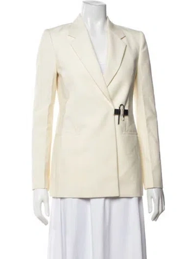 Pre-owned Givenchy Wool Blazer In Yellow