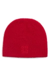 Givenchy Wool Blend Beanie In Red