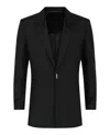 Givenchy Wool Blend Blazer In Black