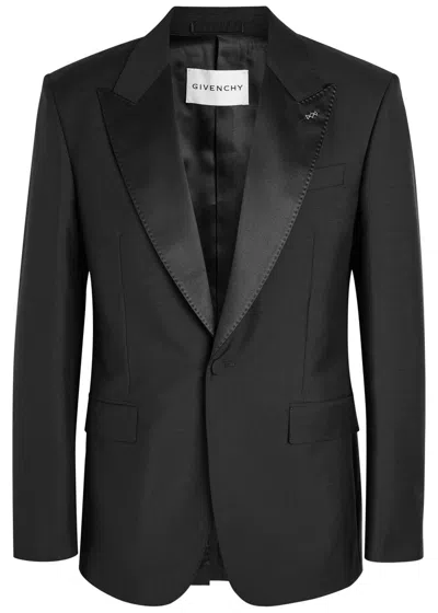 Givenchy Wool-blend Blazer In Black