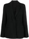 Givenchy Wool-mohair Draped Blazer In Black