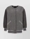 Givenchy Grey Wool Bomber Jacket