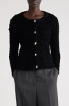Givenchy Cardigan In Black Wool In Black