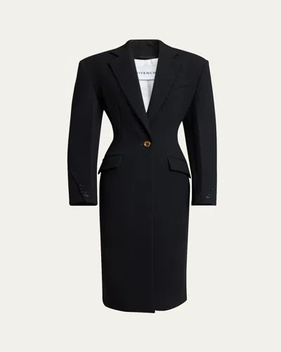 GIVENCHY WOOL-BLEND COCOON COAT