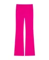 Givenchy Wool-blend Flared Trousers In Pink