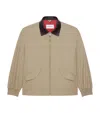 Givenchy Wool-blend Harrington Jacket In Neutral