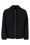 Givenchy Wool Hoodie With Elasticated Cuffs And Drawstring In Black