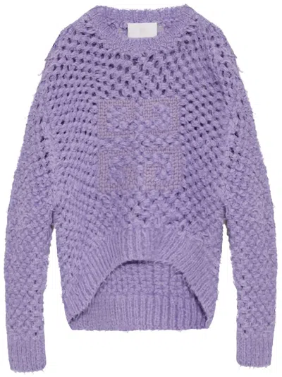 Givenchy Wool-blend Jumper In Purple