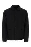 Givenchy Wool Blend Overshirt In Black