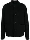 Givenchy Wool-blend Shirt Jacket In Black