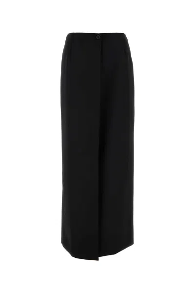 Givenchy Wool Blend Skirt In Black
