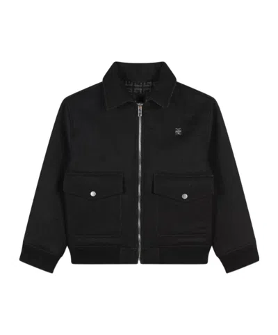 Givenchy Wool-blend Zipped Jacket In Black