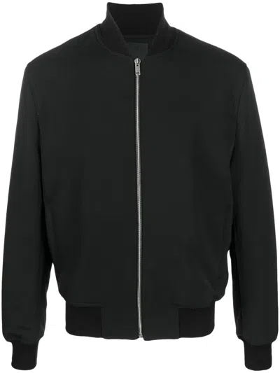 Givenchy Wool Bomber Jacket In Black